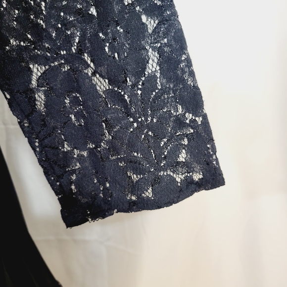 🆕️ Light n the Box Guest Coctail Midi Lace Dress w/Tulle & Pleats sz 18W - Picture 9 of 15